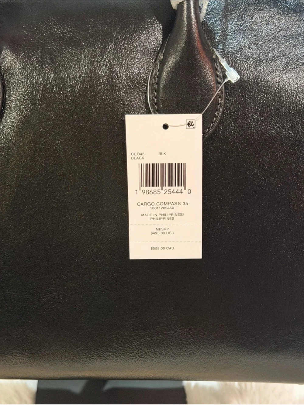 Coach Compass Bag 35 With Pockets NWT